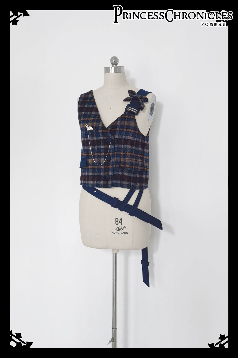 Princess Chronicles - Secret Morning News - Ouji Lolita Pants Vest Set