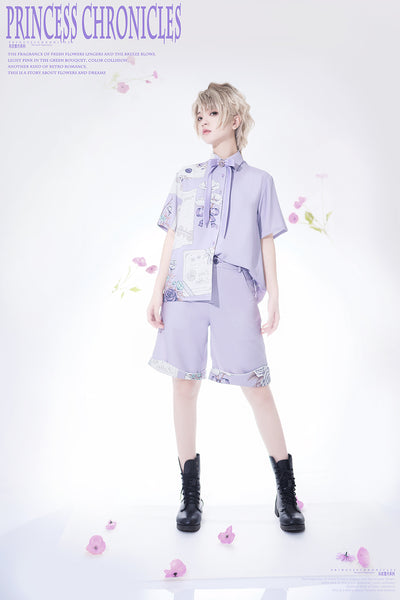 Princess Chronicles~Ouji Lolita Purple Suit   