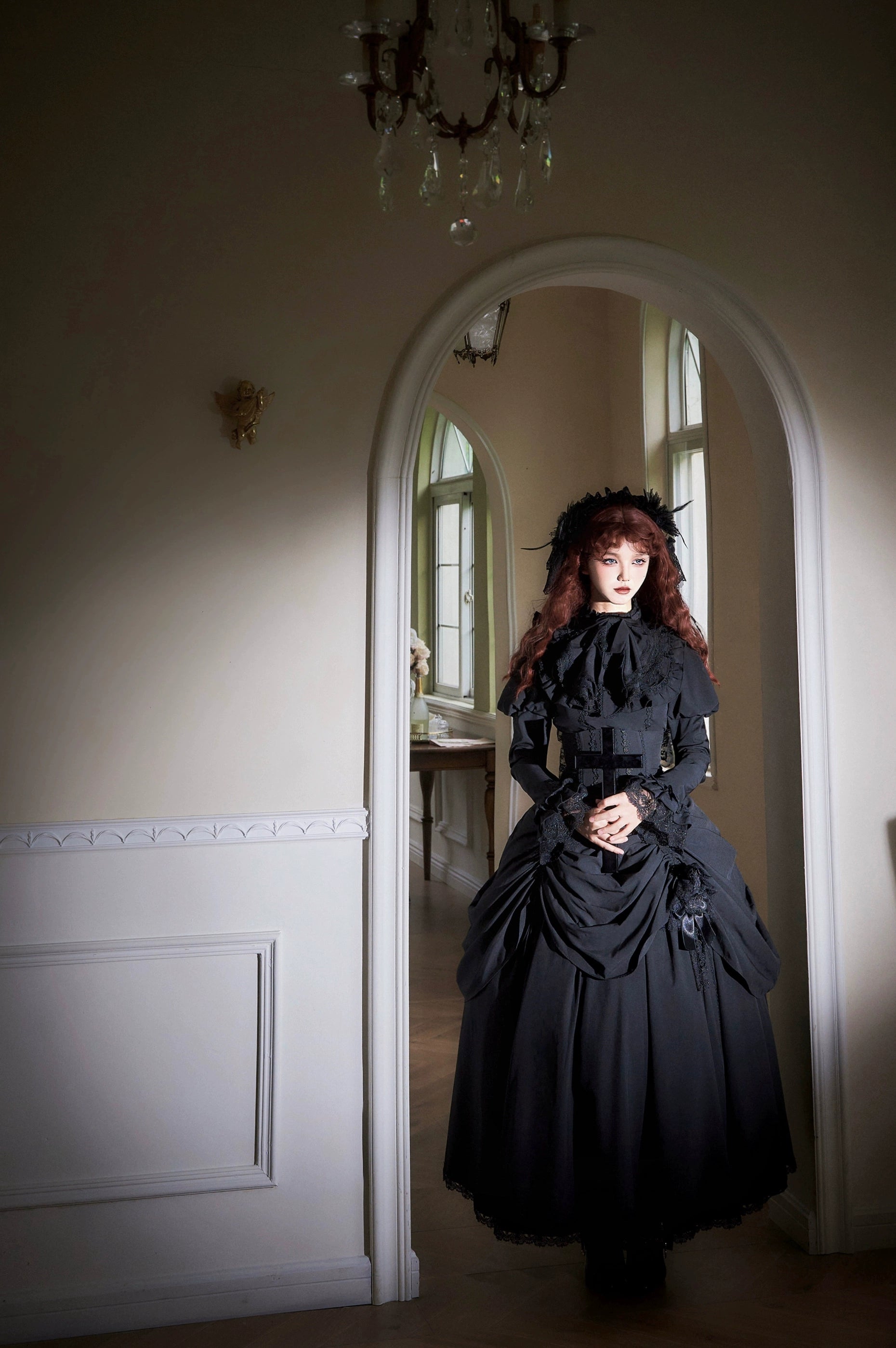 The Original Witch - Gothic Lolita Dress Fishbone Lifting Corset SK Shirt