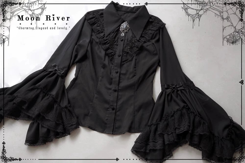 Moon River - Moonlit Spider - Gothic Lolita SK & JSK Dress Outfit Set 44232:799611