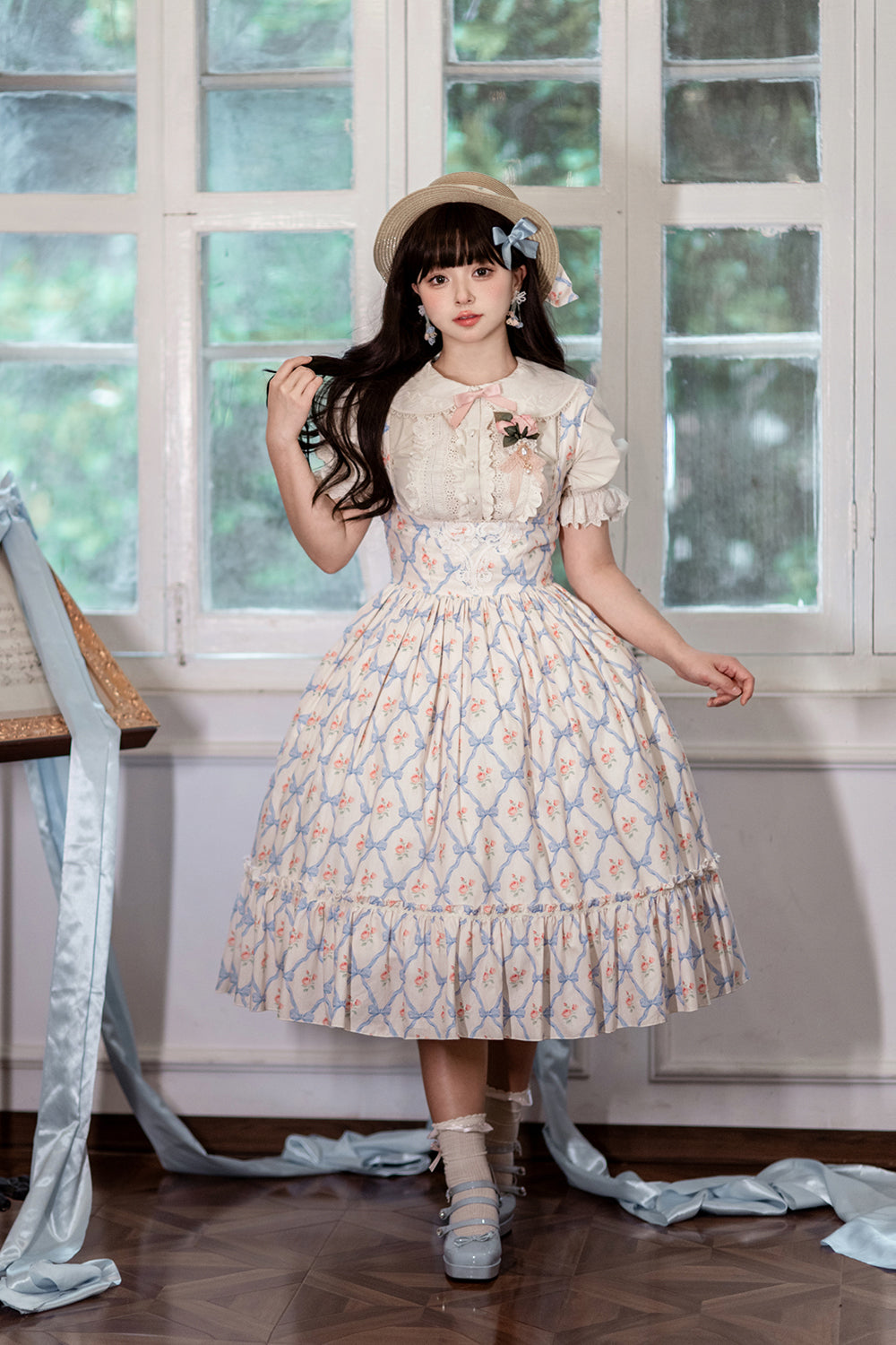 Miss Point - Happy Summer - Elegant Lolita Floral JSK Dress