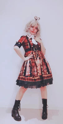 Cotton Lolita Bloomers With Multi-Layer Ruffle Lace Trim 45928:868686