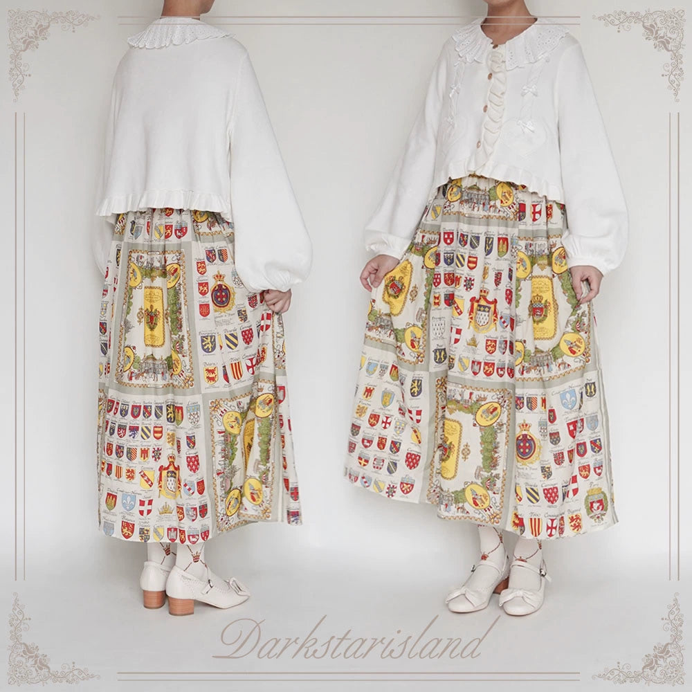 (BFM)Dark Star Island~Sugar Frost~Sweet Lolita Cardigan Knit Embroidered Sweater 34274:449450