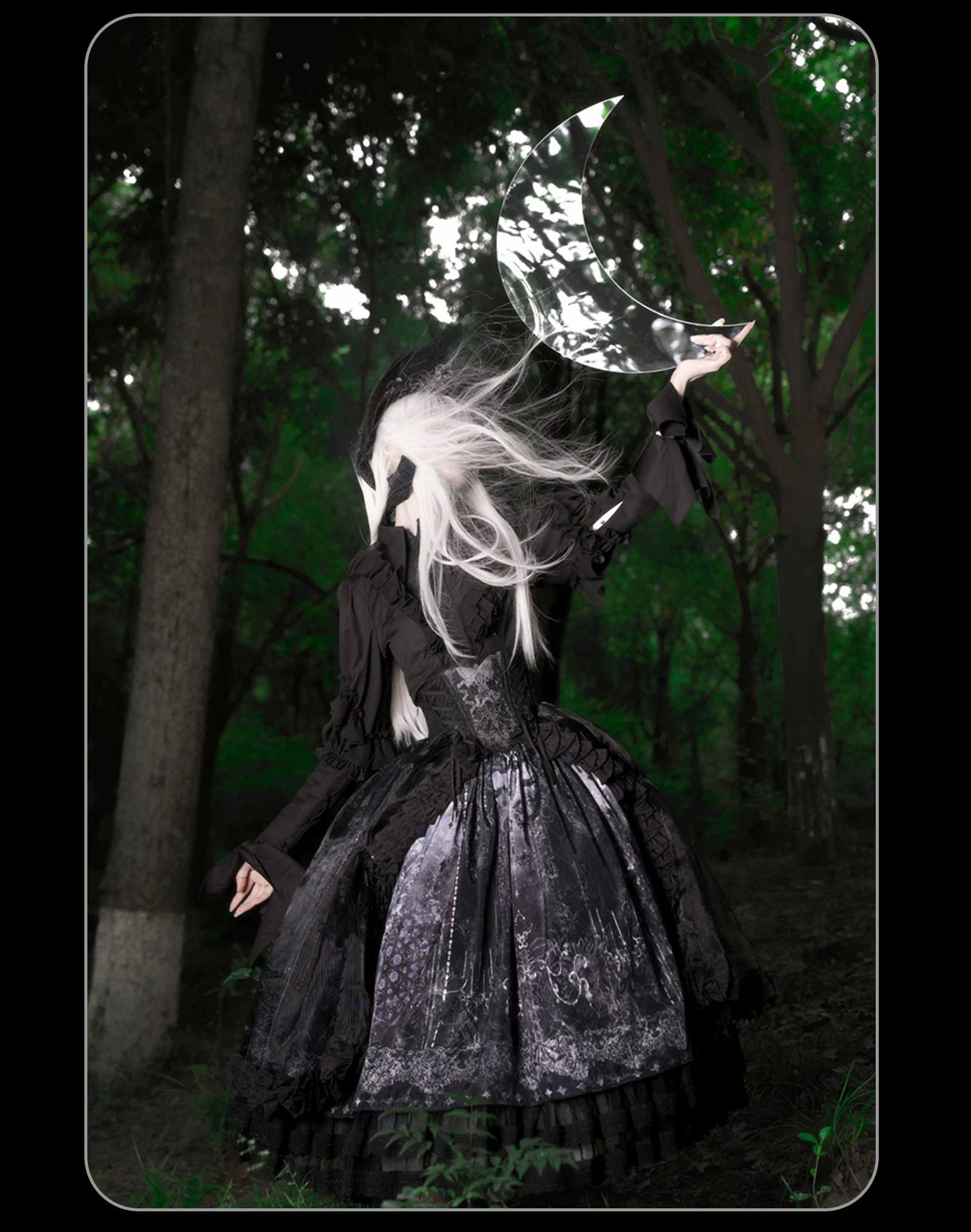 Bone-Eroded Butterfly - Gothic Lolita JSK & SK Set