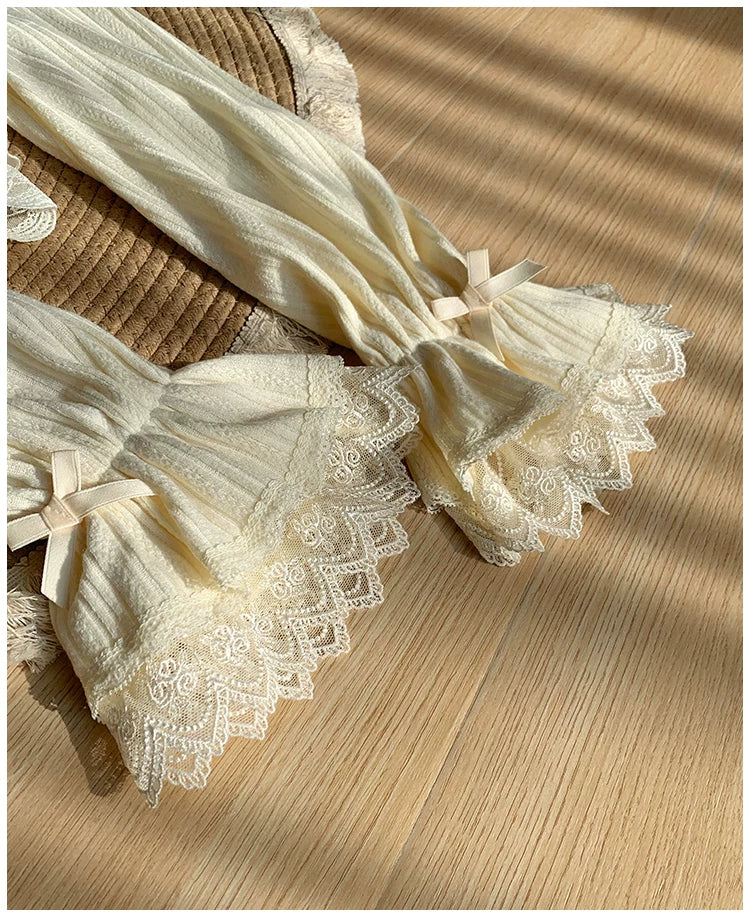 Bloom Period - Elegant Lolita Bolero, Layered Lace Ruffles 44623:817273