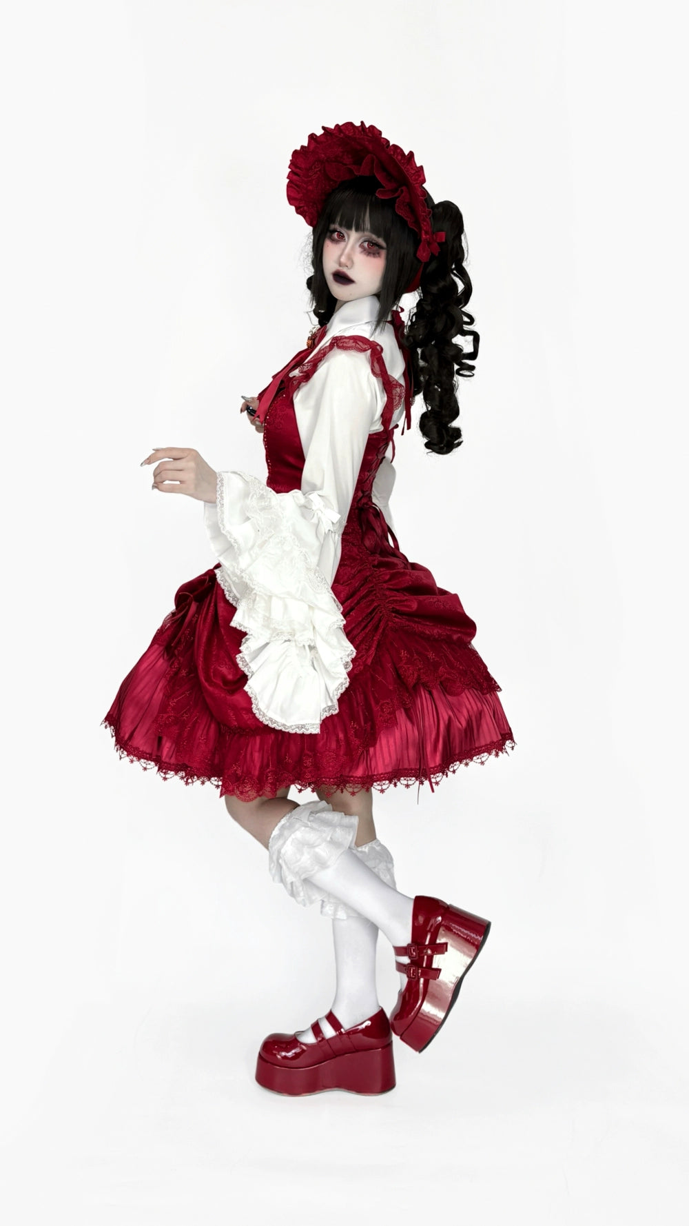 Moon River - Moonlit Spider - Gothic Lolita SK & JSK Dress Outfit Set 44232:799717