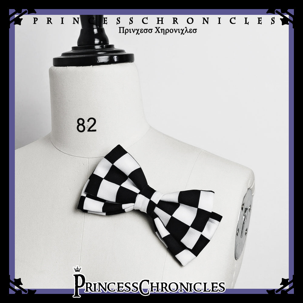 Princess Chronicles - Rabbit Theater Chessboard Lolita Prince Set S Checkered Brooch