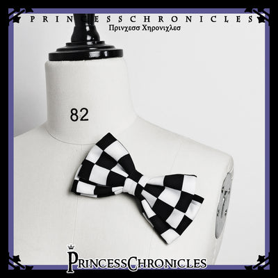 (Buyforme)Princess Chronicles~Rabbit Theater Chessboard Lolita Prince Set S checkered brooch (pre-order, will ship out in 3-4 months) 