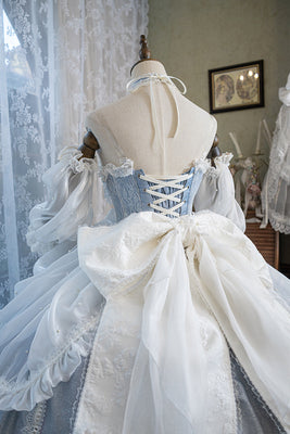 Guaji - Cinderella - Sparkling Lolita Dress Gorgeous Wedding Dress S Embroidered trailing