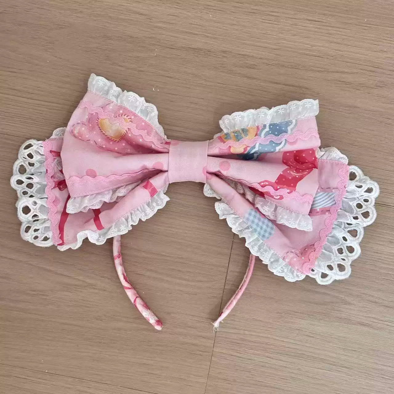 Little Bunny Tag - Sweet Lolita Bunny Printed OP & Salopette, Detachable Apron 45718:859497