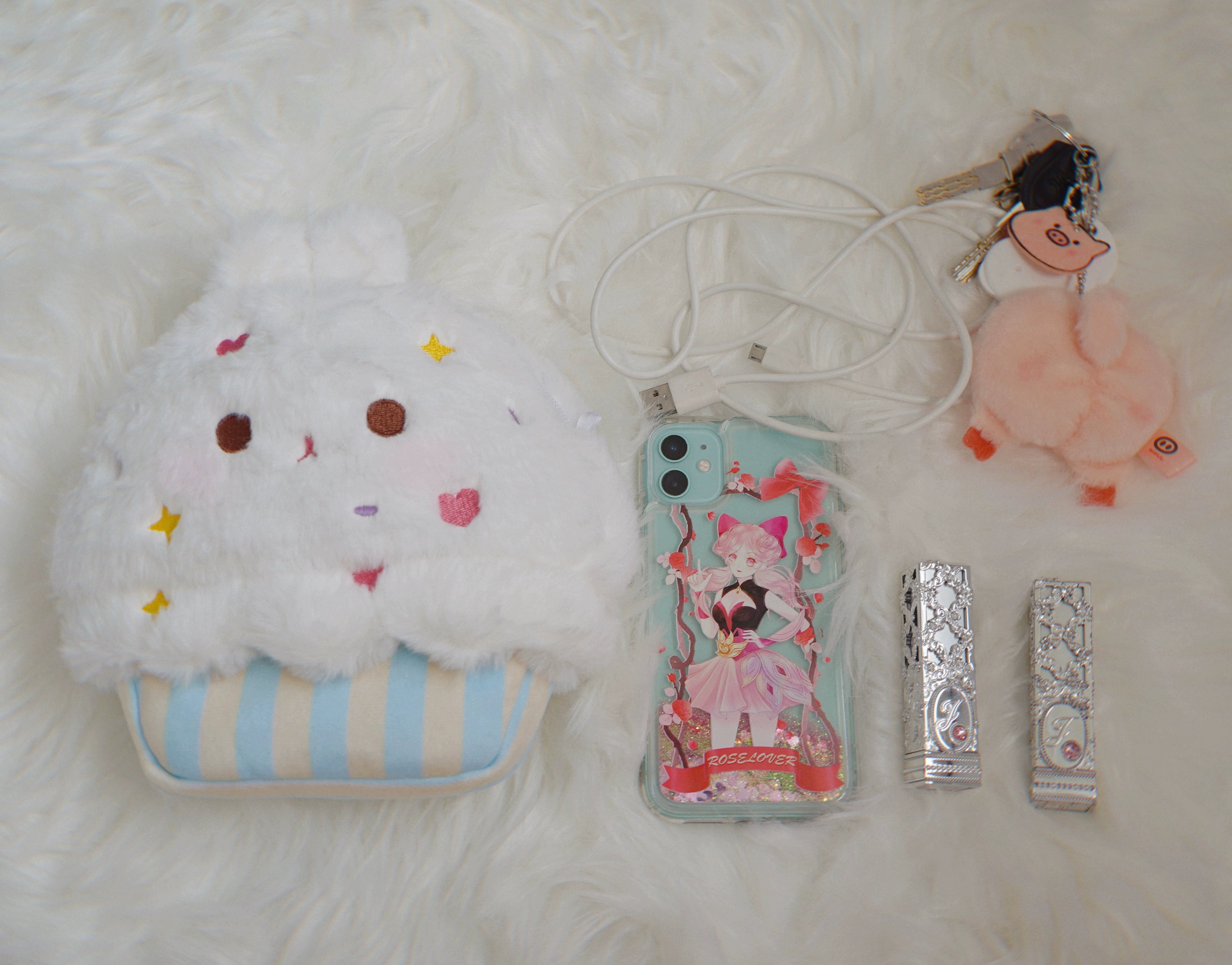 PiggyLass - Cute Plush Lolita Bag Rabbit Cake Bag