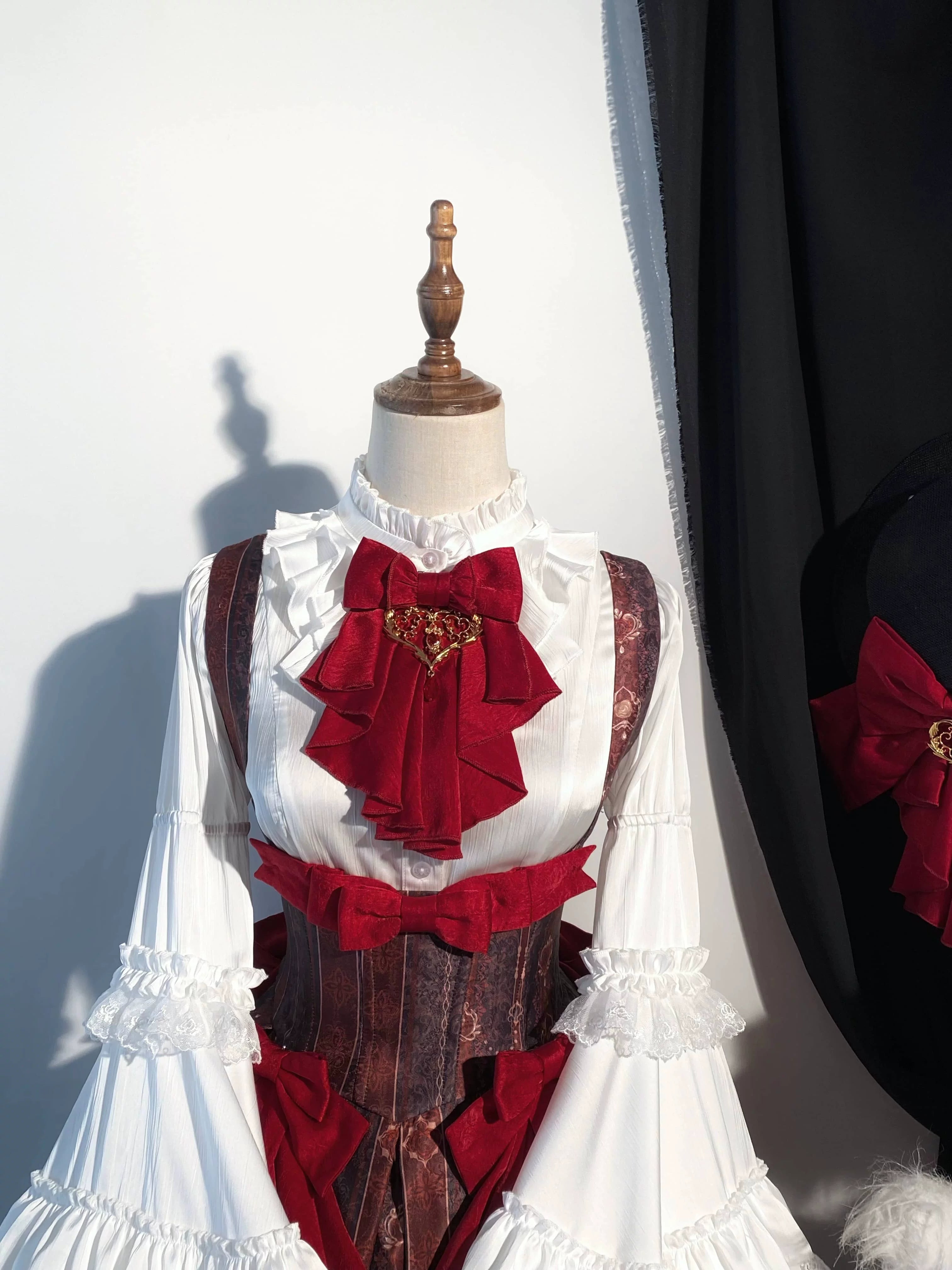 Perfume Bottle - Gothic Lolita Bust-support Printed JSK Dress Set 45738:860402