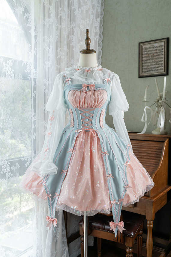 Lemon Honey - Halloween Gothic Lolita Jumper Dress, Pumpkin-inspired Dress (Dress / L M S XL) 39230:629446