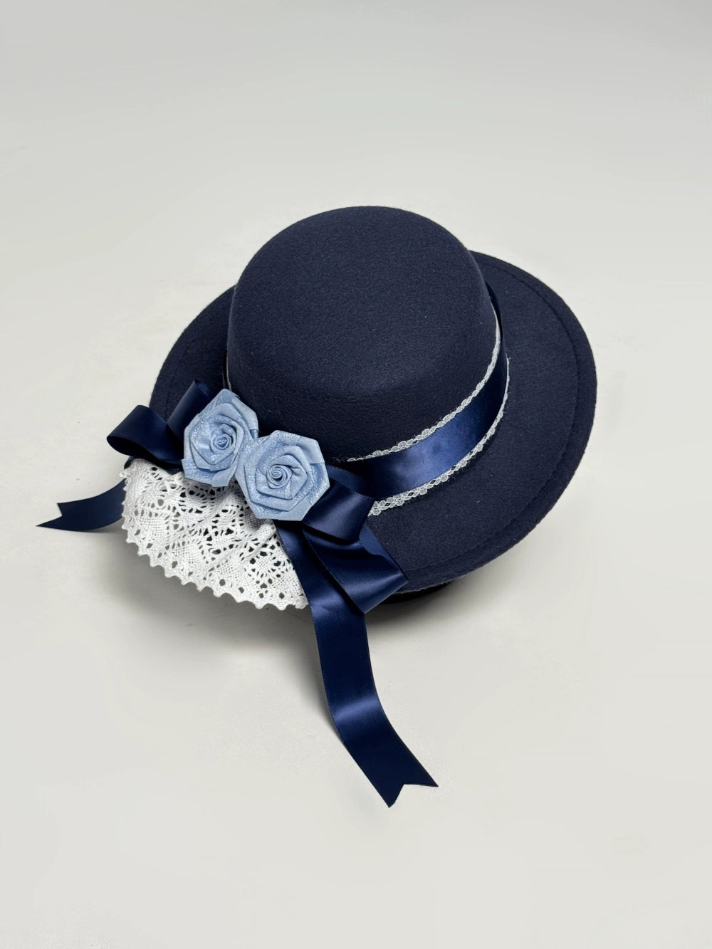 LeMiroir - Winter Solstice - Elegant Lolita Hat, Detachable Collar, Handbag 44088:794370