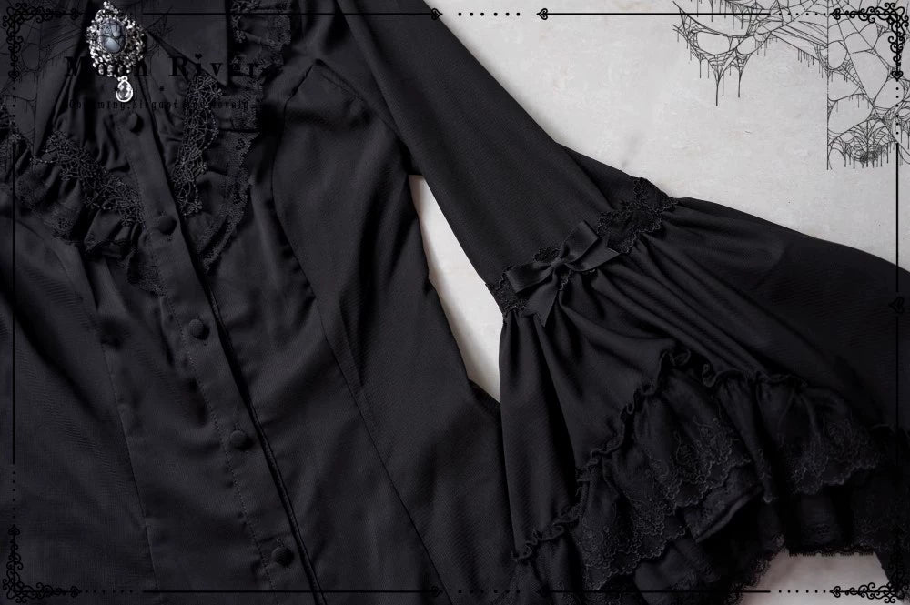 Moon River - Moonlit Spider - Gothic Lolita SK & JSK Dress Outfit Set 44232:799612