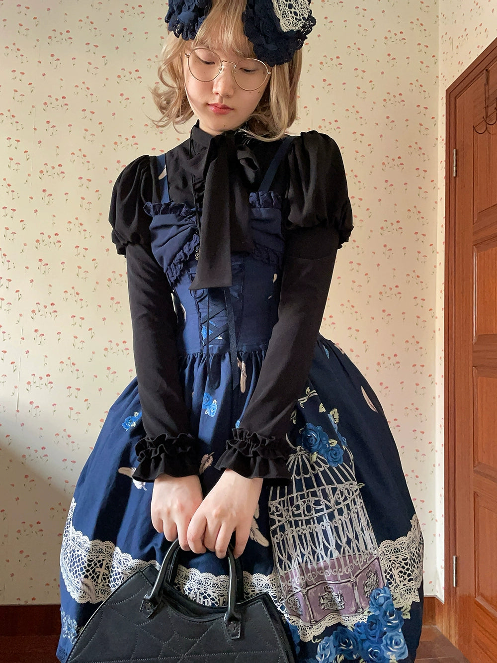 Miss Point - Classical Chocolate - Classic Lolita Blouse Customized Reteo Lolita Shirt 40840:679326