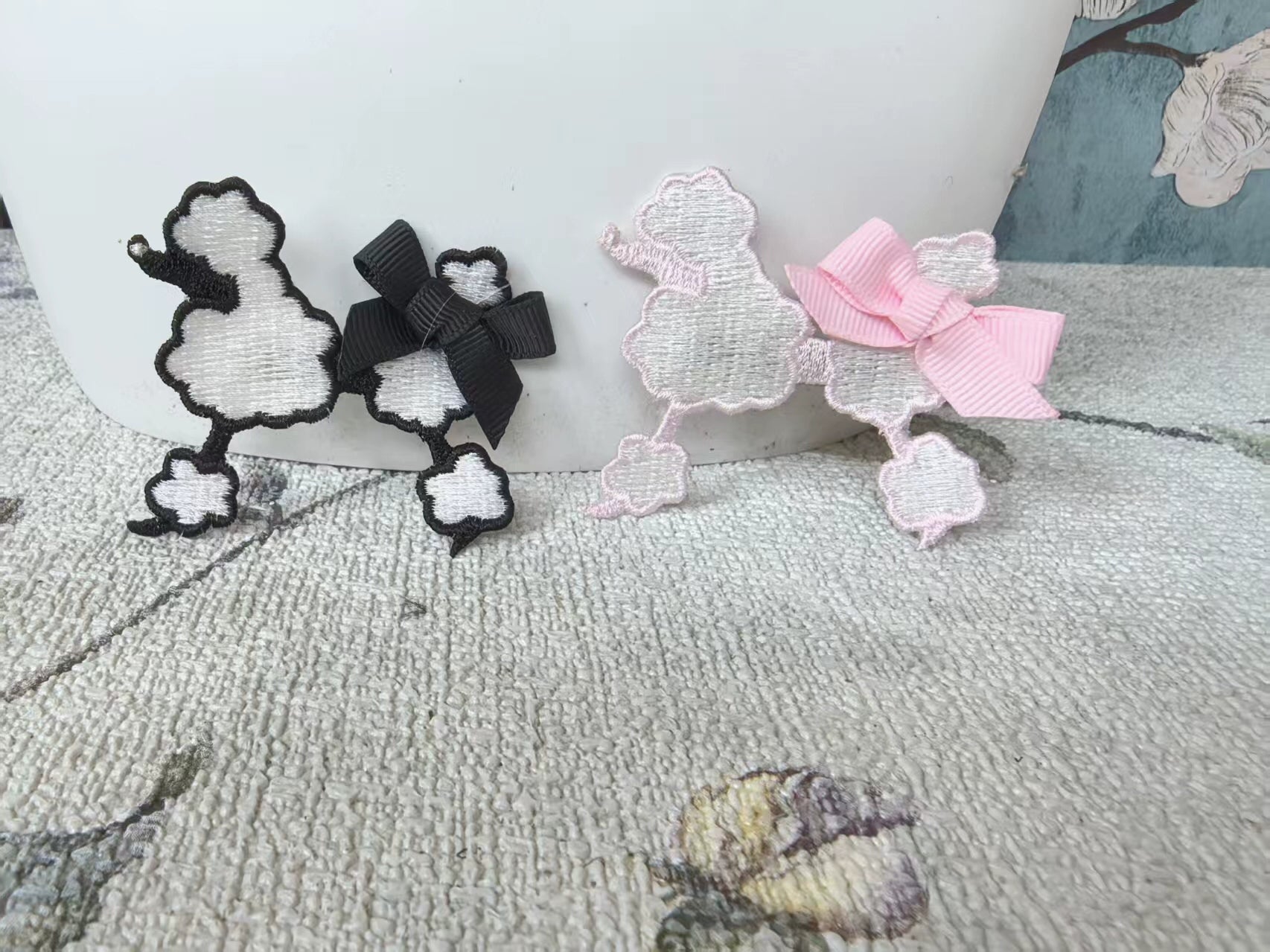 Infanta - Poodle - Polka Dot Old-school Lolita Dress, Poodle Embroidery (M) / 2XL L M S XL) 44354:804720