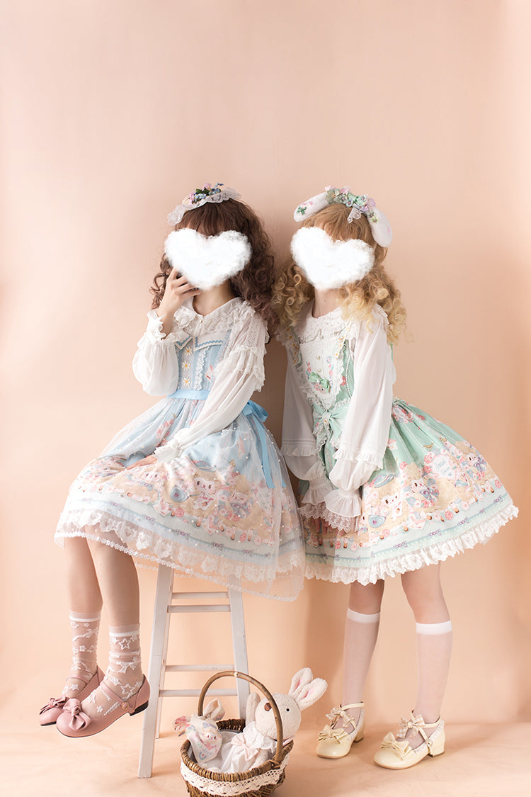 Chemical Romance - Lamb Postman - Sweet Lolita Printed JSK Dress