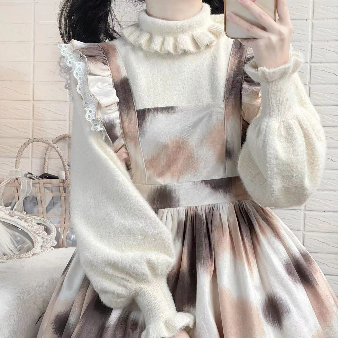 MIST - Kawai Lolita Warm Turtleneck Knitwear 9924:117216