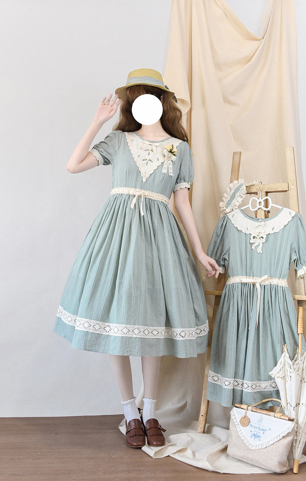 (Buyforme)Miss Point~Happy Summer Elegant Lolita Floral OP Dress 17704:244720