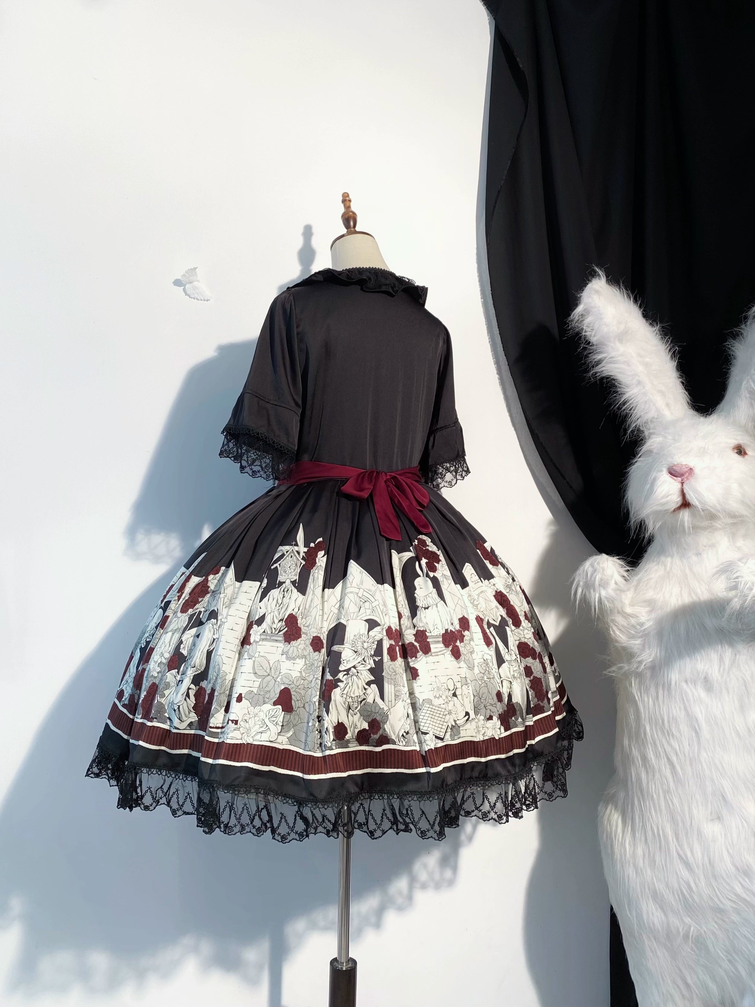 Caged Bird Hotel~Alice~Kawaii Lolita Dress OP Dress Sleepwear 38124:580296