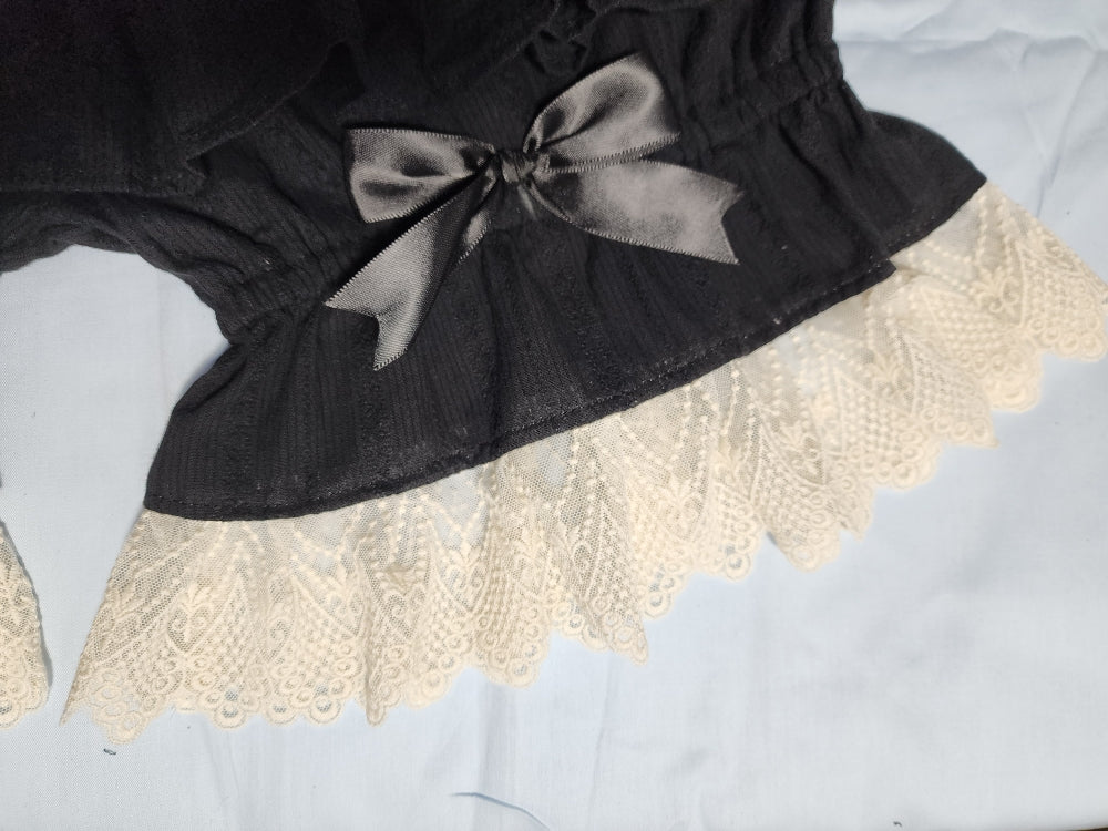 WangYan&Summer - Cotton Lolita Bloomer Jacquard Multi-layer Pumpkin Bloomers Pants