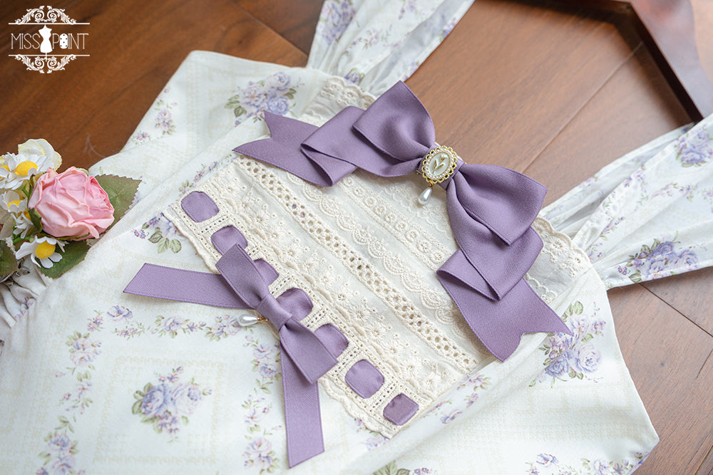 Miss Point~Customized Wood Rose 2.0 Elegant Vintage Jumper Dress 21392:302640