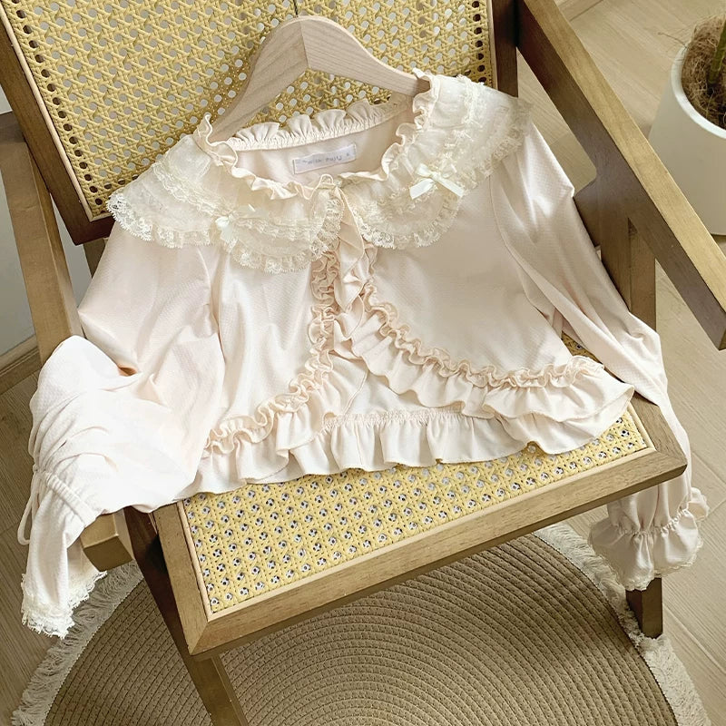 Half Summer - Sweet Lolita Sun Protection Bolero, Lace & Bow