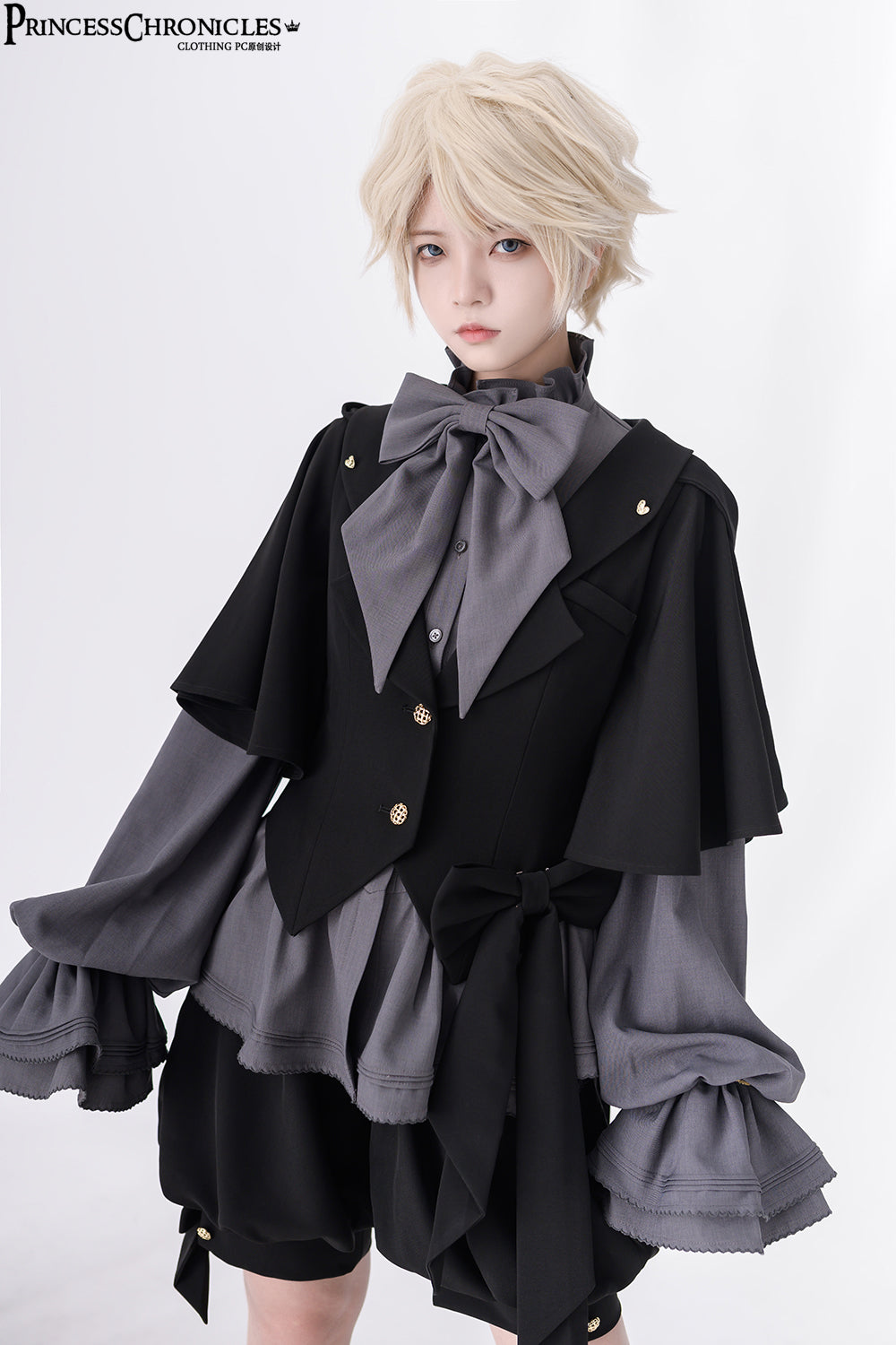 Princess Chronicles - Hunting Rabbit - Ouji Lolita Rabbit Ears Coat & Shirt Set