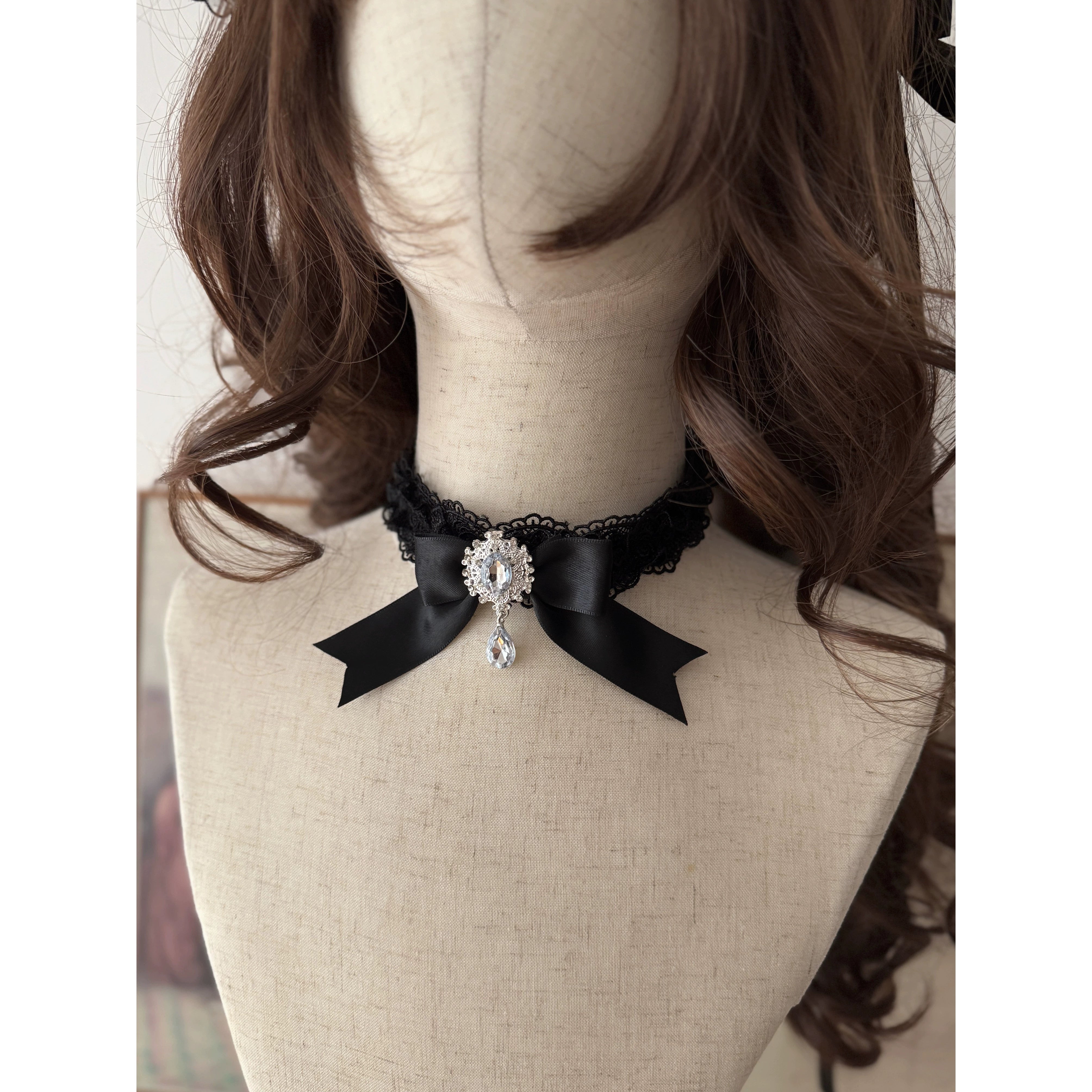 Sugar Girl - Snow Feather - Sweet Lolita Lace Accessories 44126:797459