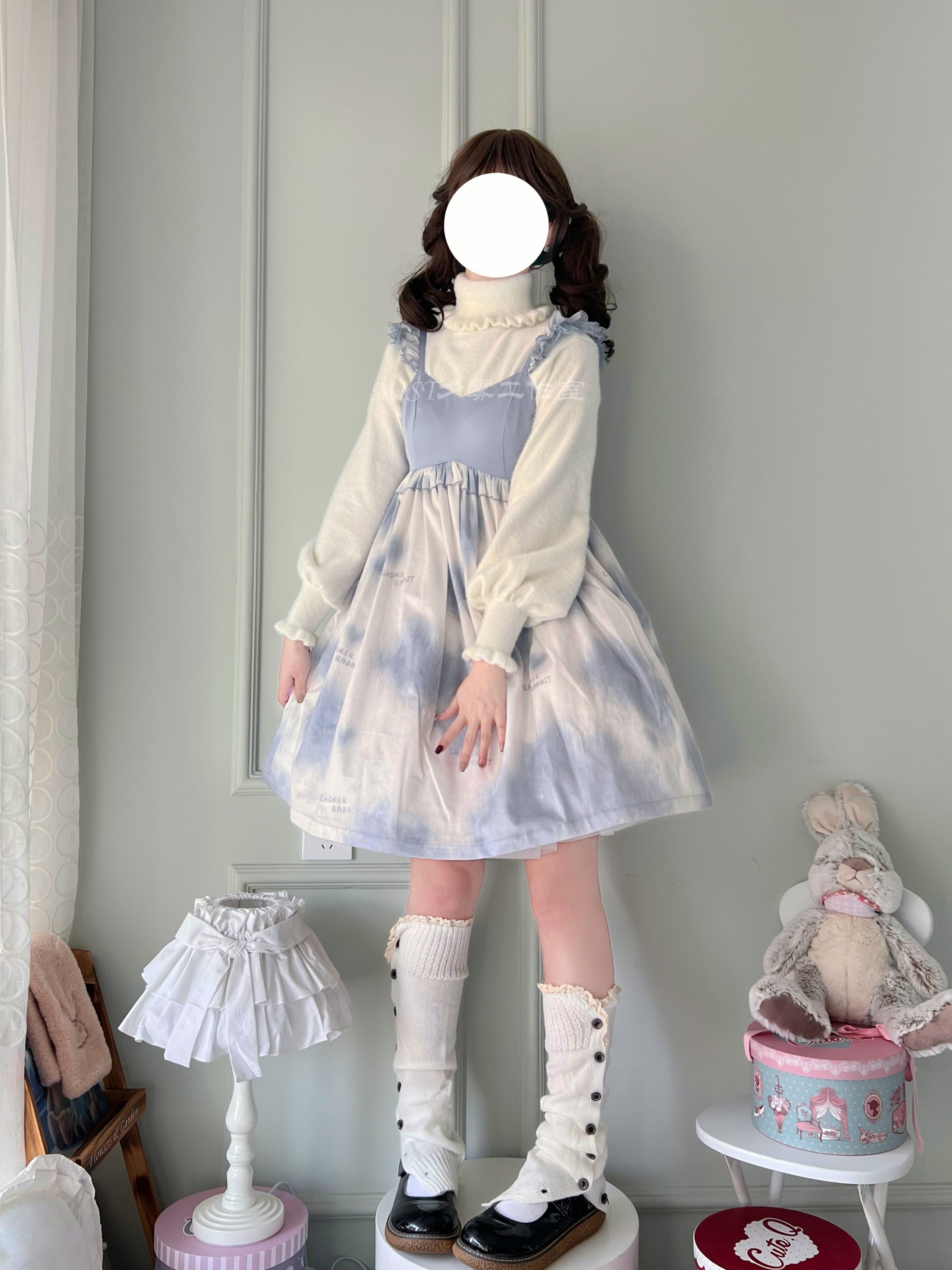 MIST - Kawai Lolita Warm Turtleneck Knitwear 9924:117262