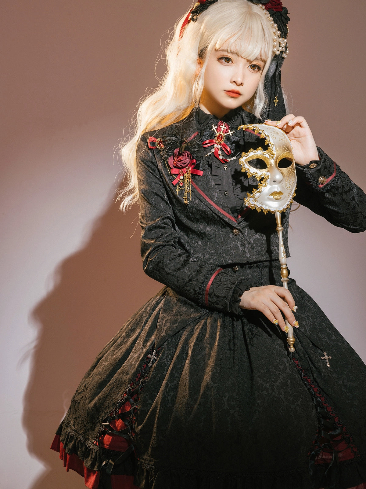 Luna Planetarium - Evil Fang - Gothic Lolita JSK Suit Ouji Lolita Shorts Suit