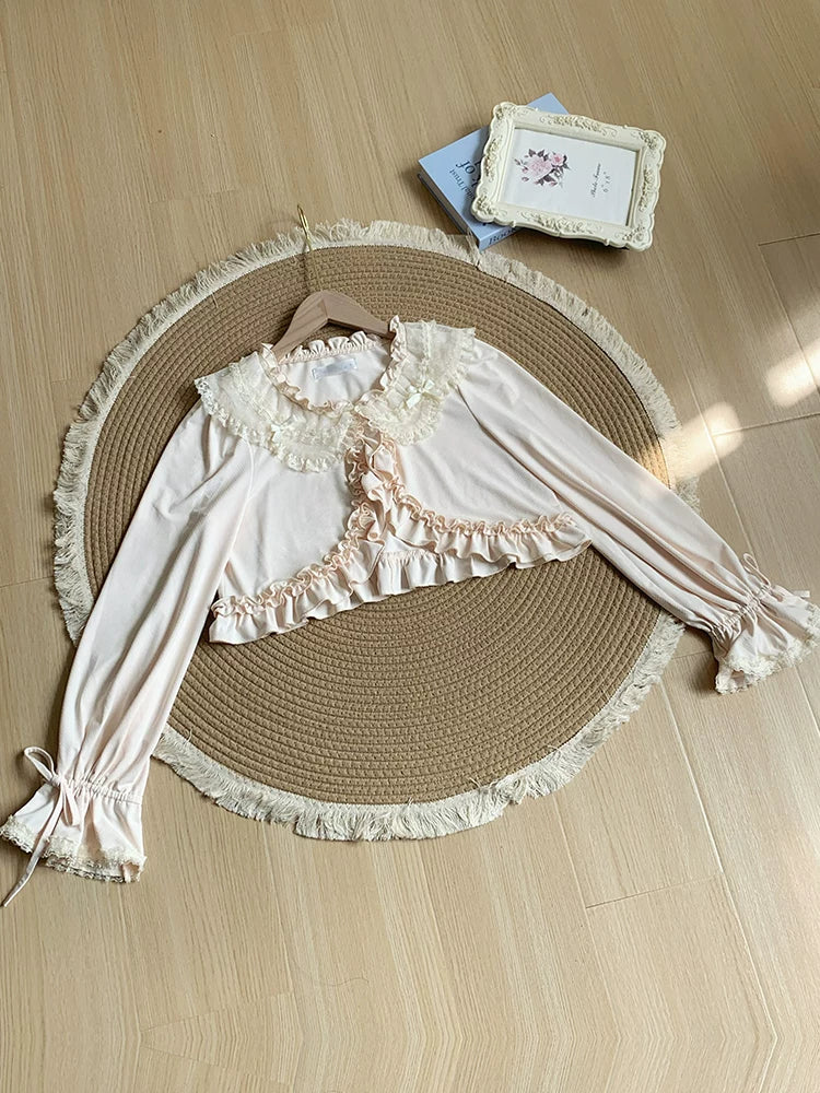 Half Summer - Sweet Lolita Sun Protection Bolero, Lace & Bow