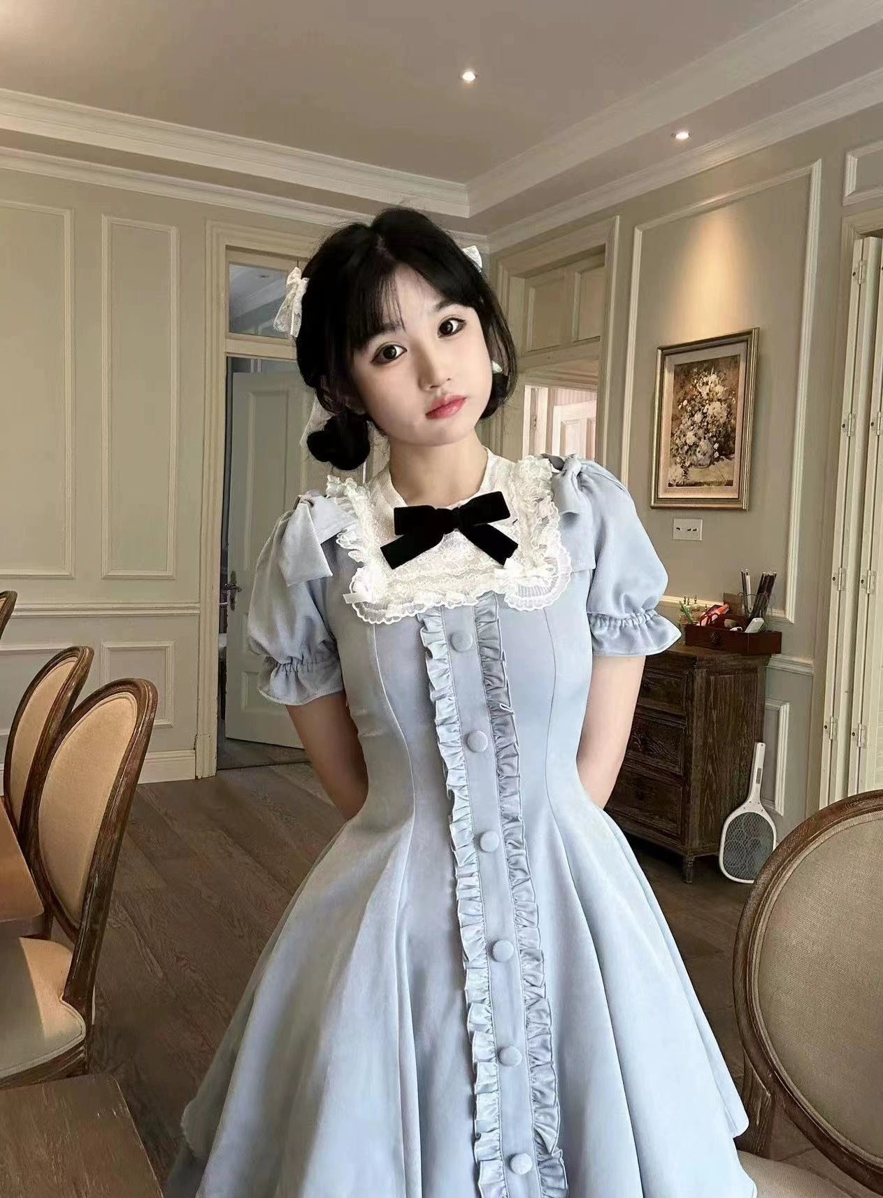 Sweet Wood~Plus Size Lolita OP Dress Summer Dress 34106:444038