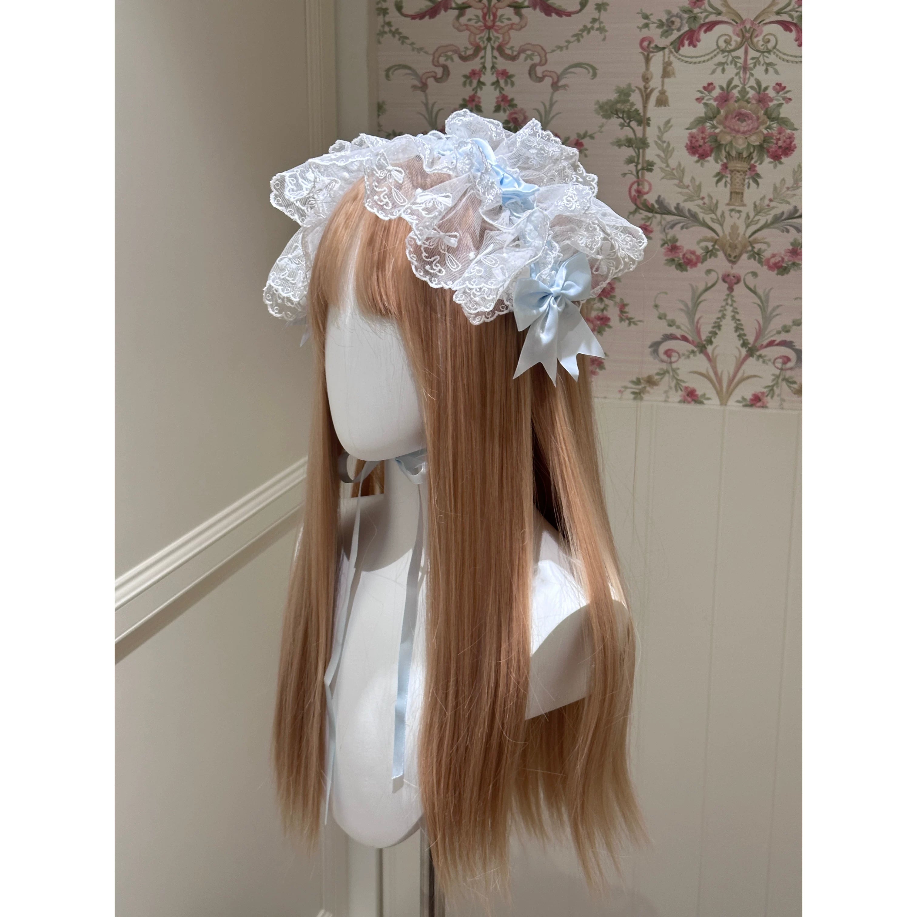 Satin Gift Box - Sweet Lolita JSK Dress, Bows and Layered Lace