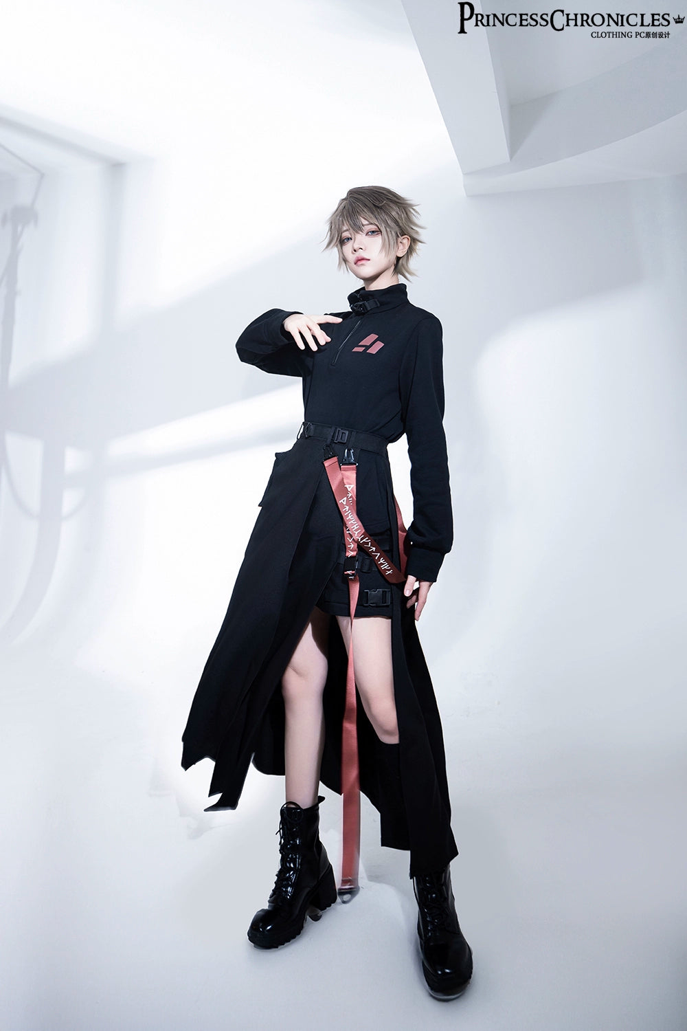 Princess Chronicles - Nameless Blade - Waste Soil Ouji Lolita Black Skirt