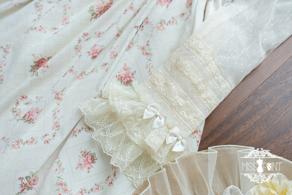 Miss Point~Customized Wood Rose 2.0 Elegant Vintage Jumper Dress 21392:302632