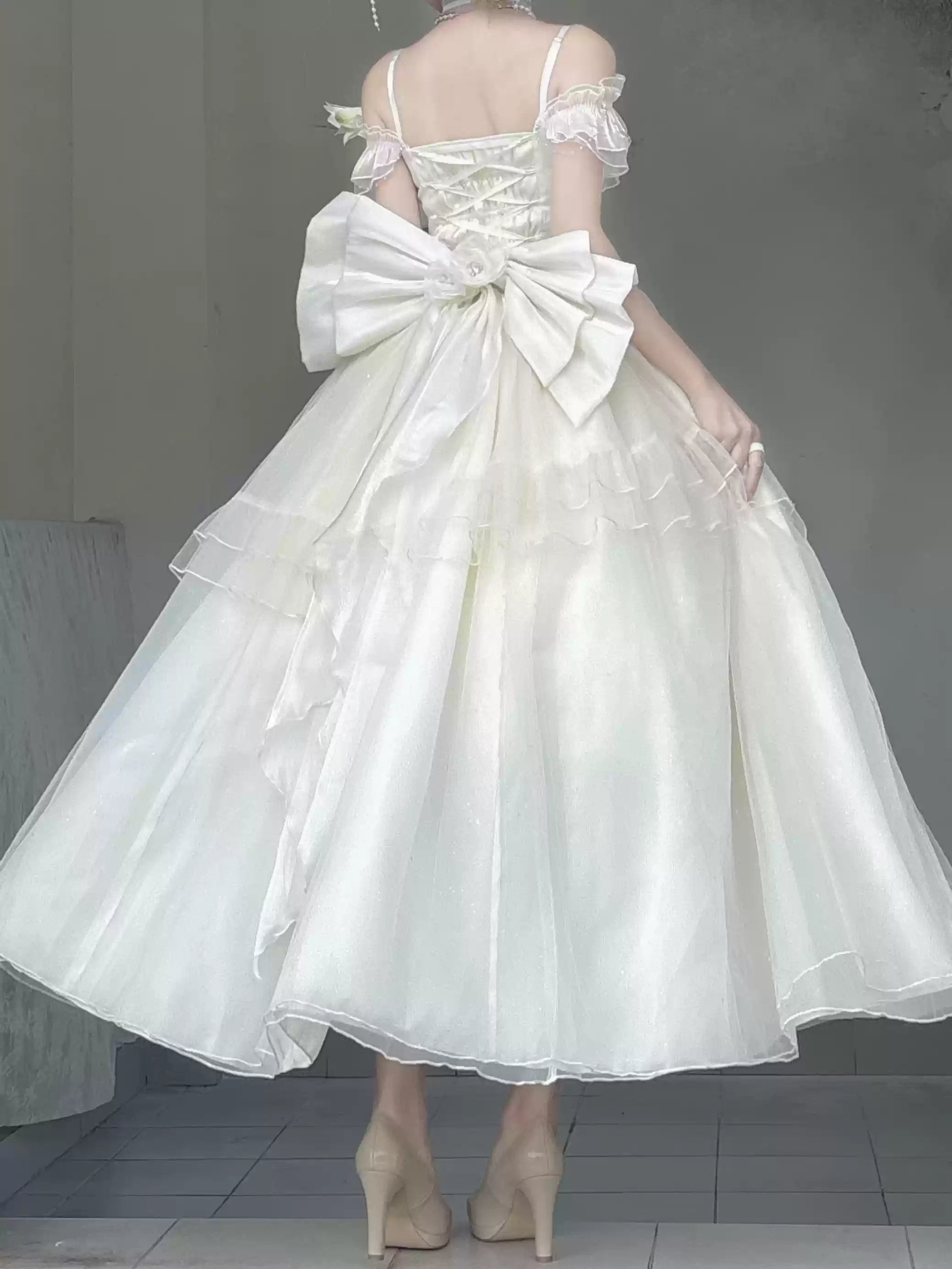 Meowing and fruity - Milky Way - Princess Lolita Accessories Back Bow Trailing 41388:693176