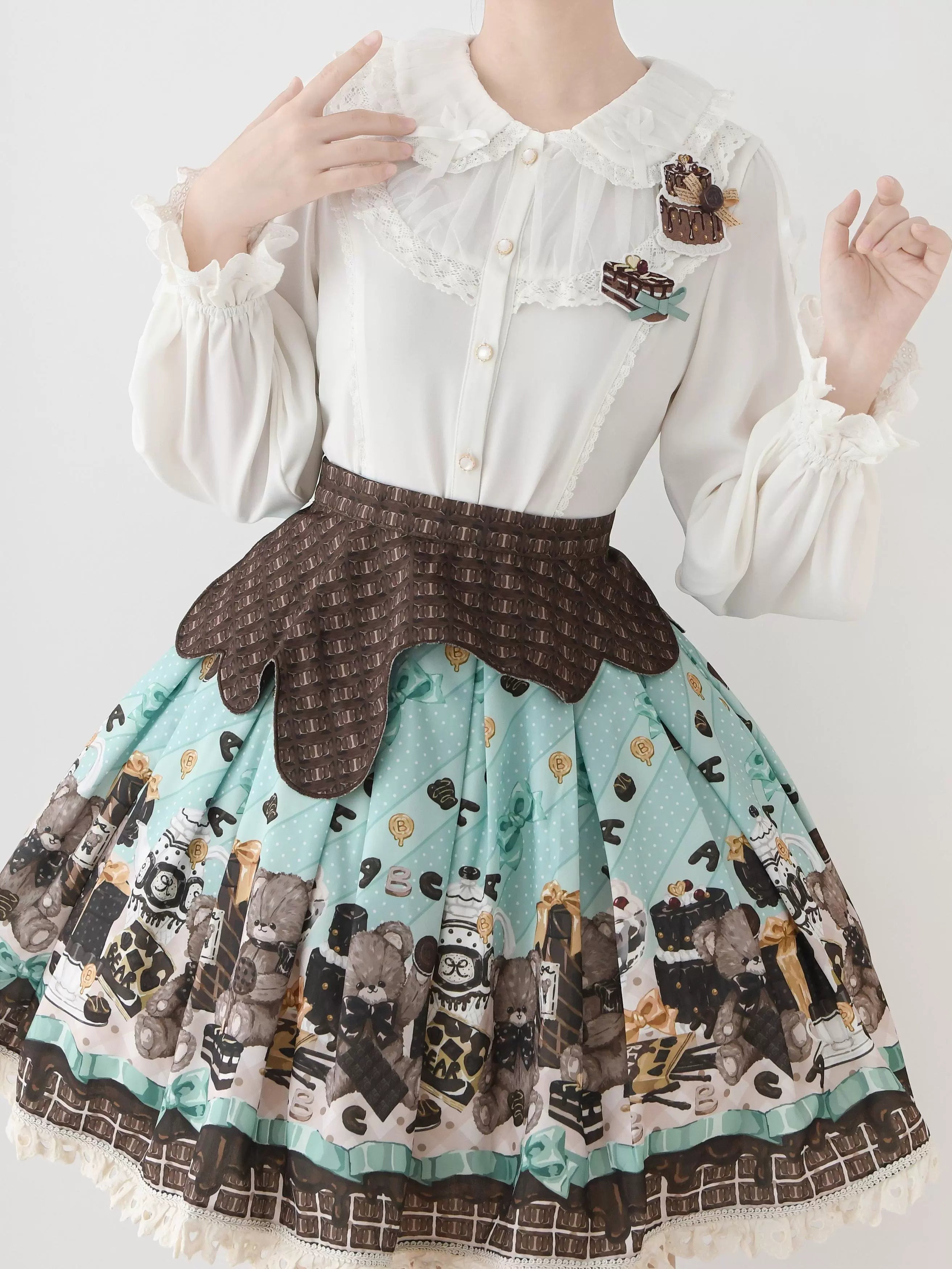 DMFS Lolita - Sweet Lolita Blouse Peter Pan Collar Shirt 40828:753166