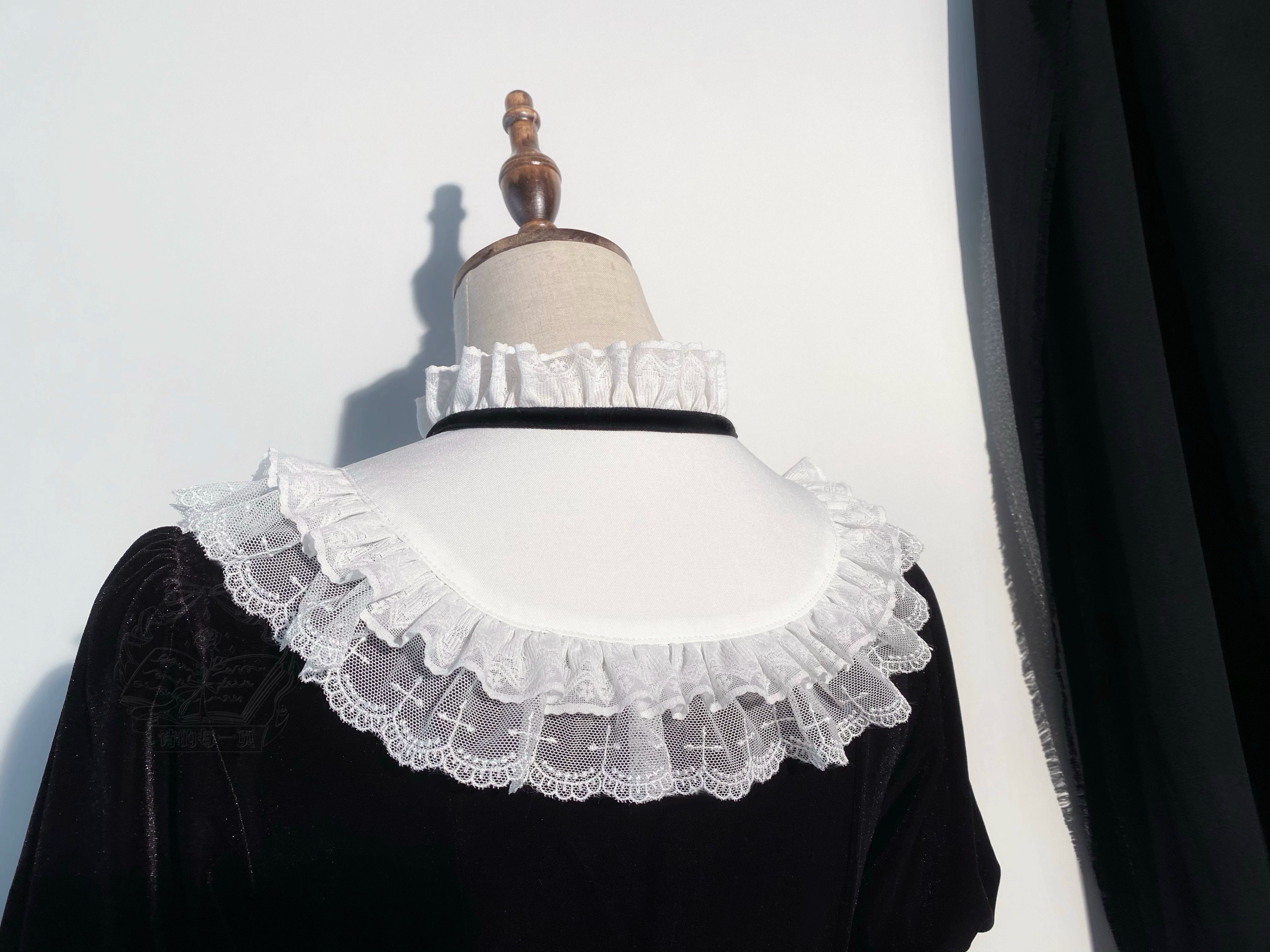 Cross Craft - Ten-Panel Cut Gothic Lolita OP, Embroidered Crosses 44402:806579