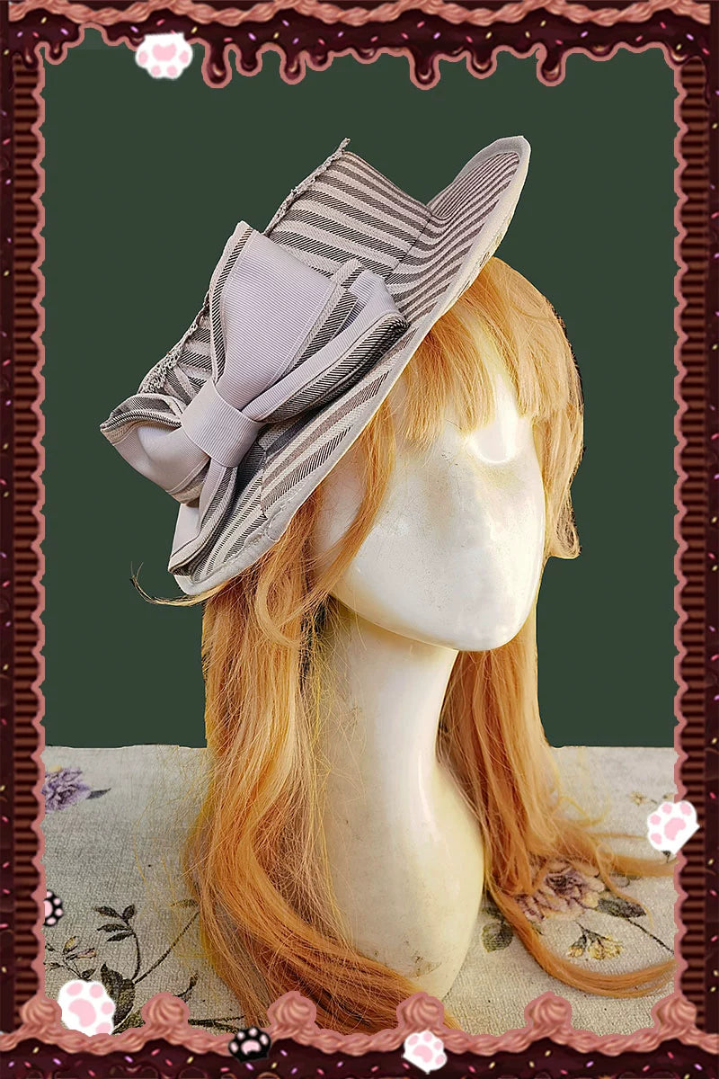 Infanta - From Afar - Vintage Striped Peppy-Style Lolita JSK & Cape (M) / L M S XL) 43633:782236