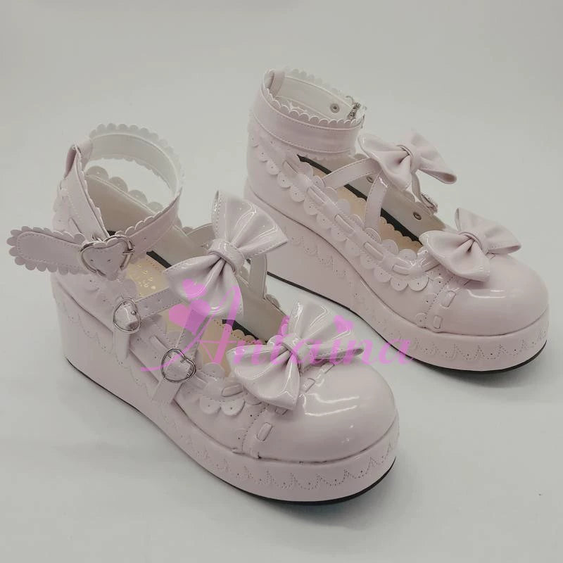 Antaina~Sweet Lolita Shoes Platform Shoes Multicolor 37996:578308