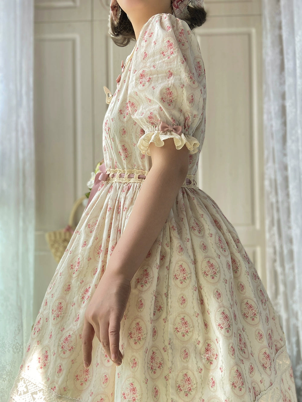 Miss Point~Customized Elegant Lolita OP Dress Cute Daily Girl Short Lolita Dress 35670:519716