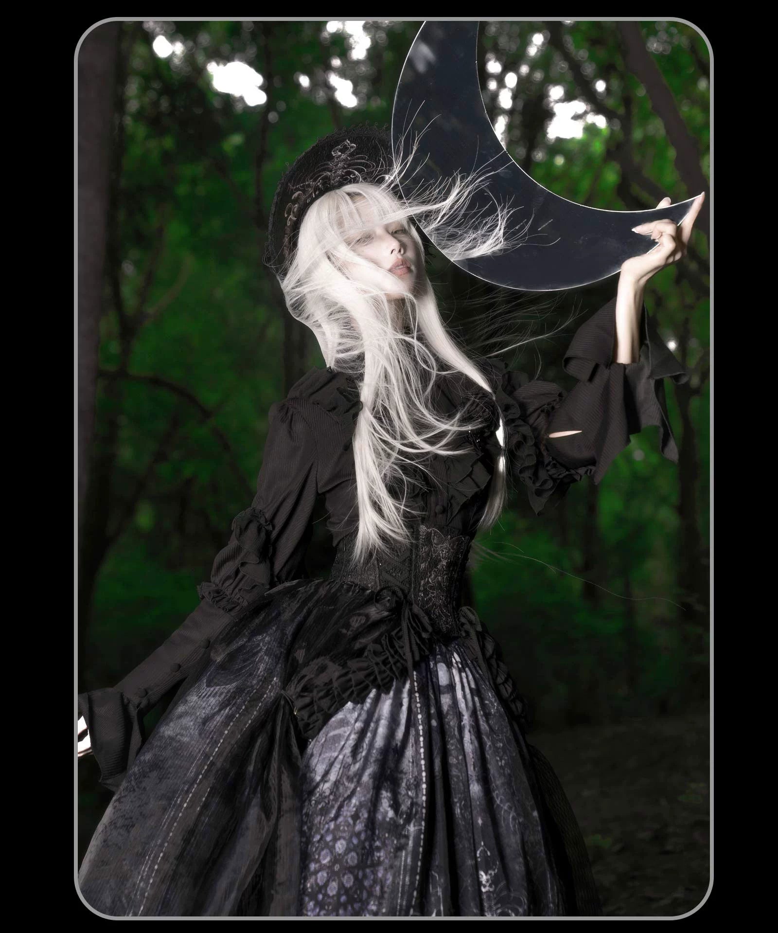 Bone-Eroded Butterfly - Gothic Lolita JSK & SK Set