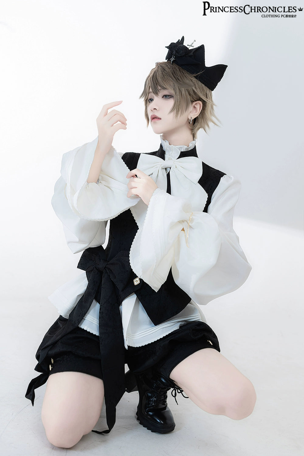 Princess Chronicles - Rabbit Hunt 2.0 - Ouji Lolita Retro Cool Prince Shirt