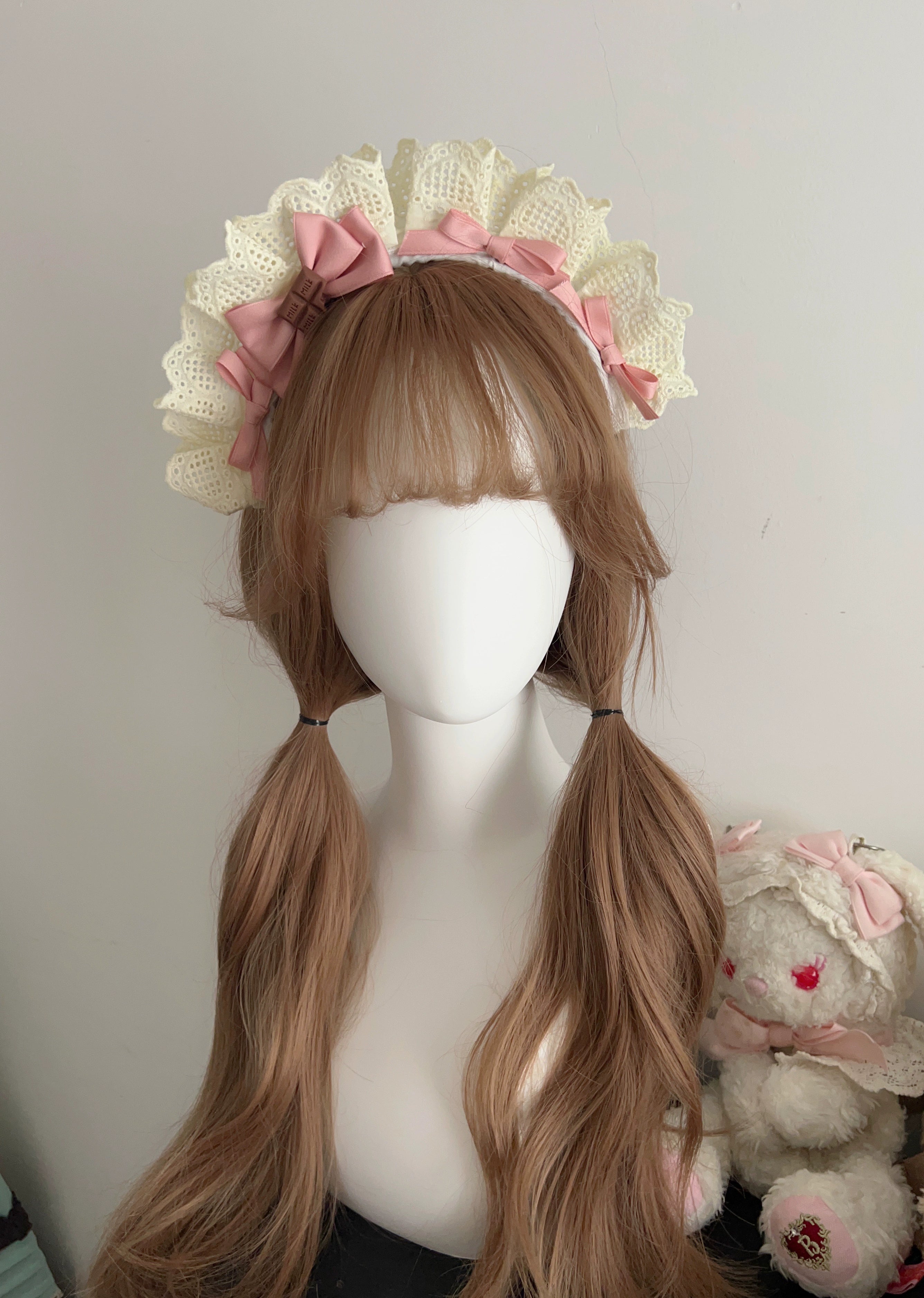 Sugar Girl - Sweet Layered Cake - Sweet Lolita JSK with Detachable Apron Pink KC Only S
