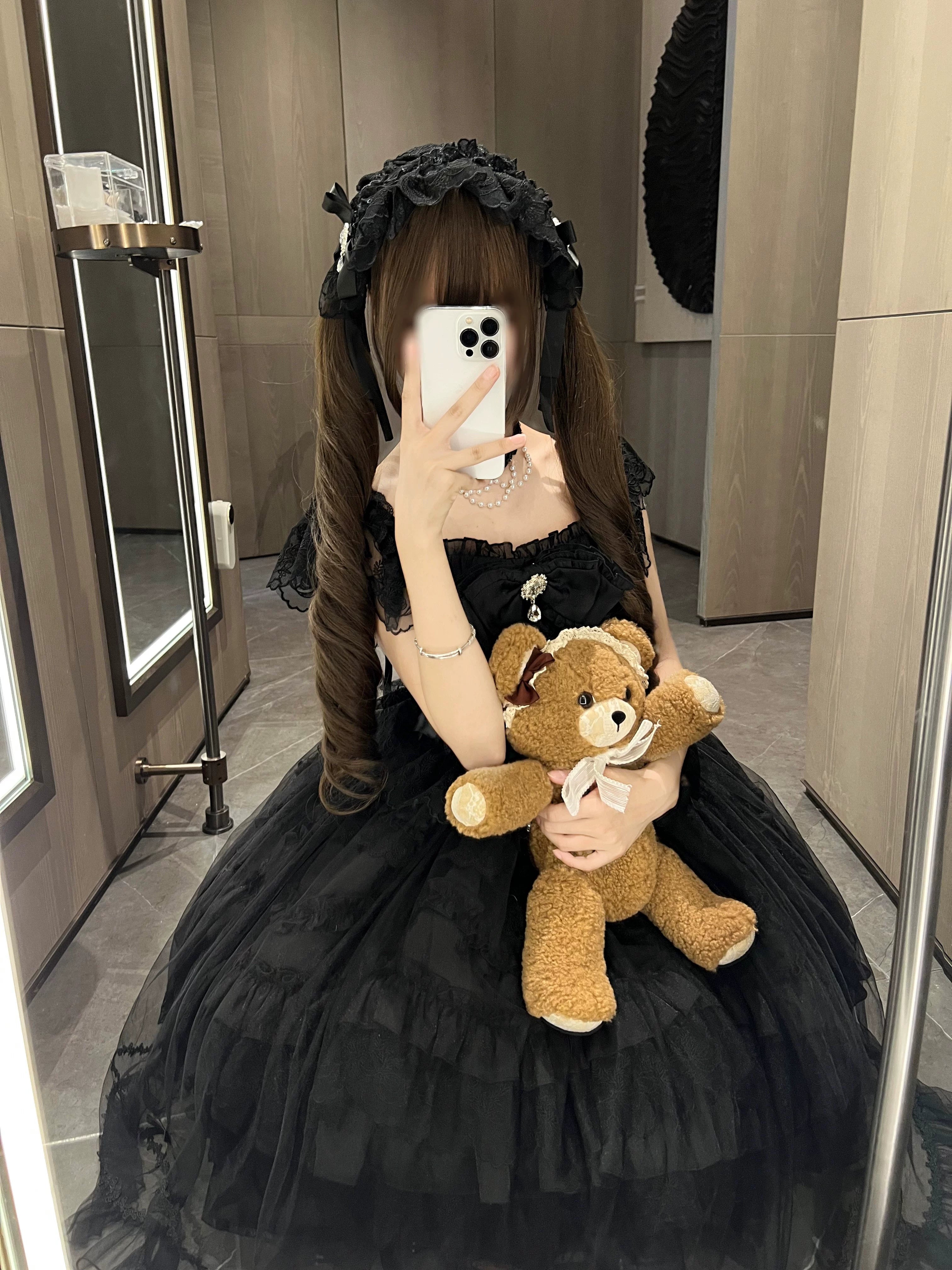 Sugar Girl - Eternal Vow - Weeding Lolita JSK, Detachable Overlay 44248:800949