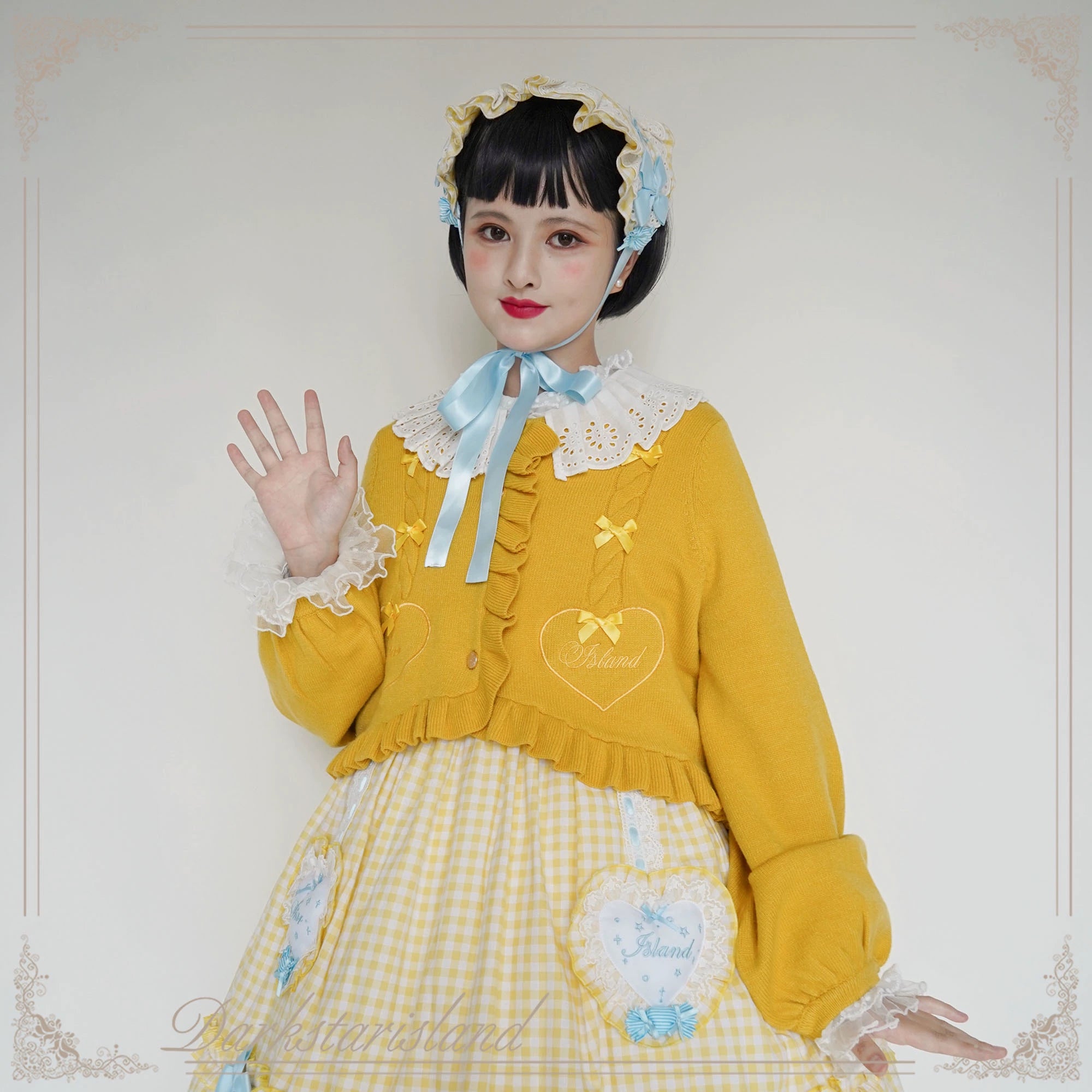 (BFM)Dark Star Island~Sugar Frost~Sweet Lolita Cardigan Knit Embroidered Sweater 34274:449530