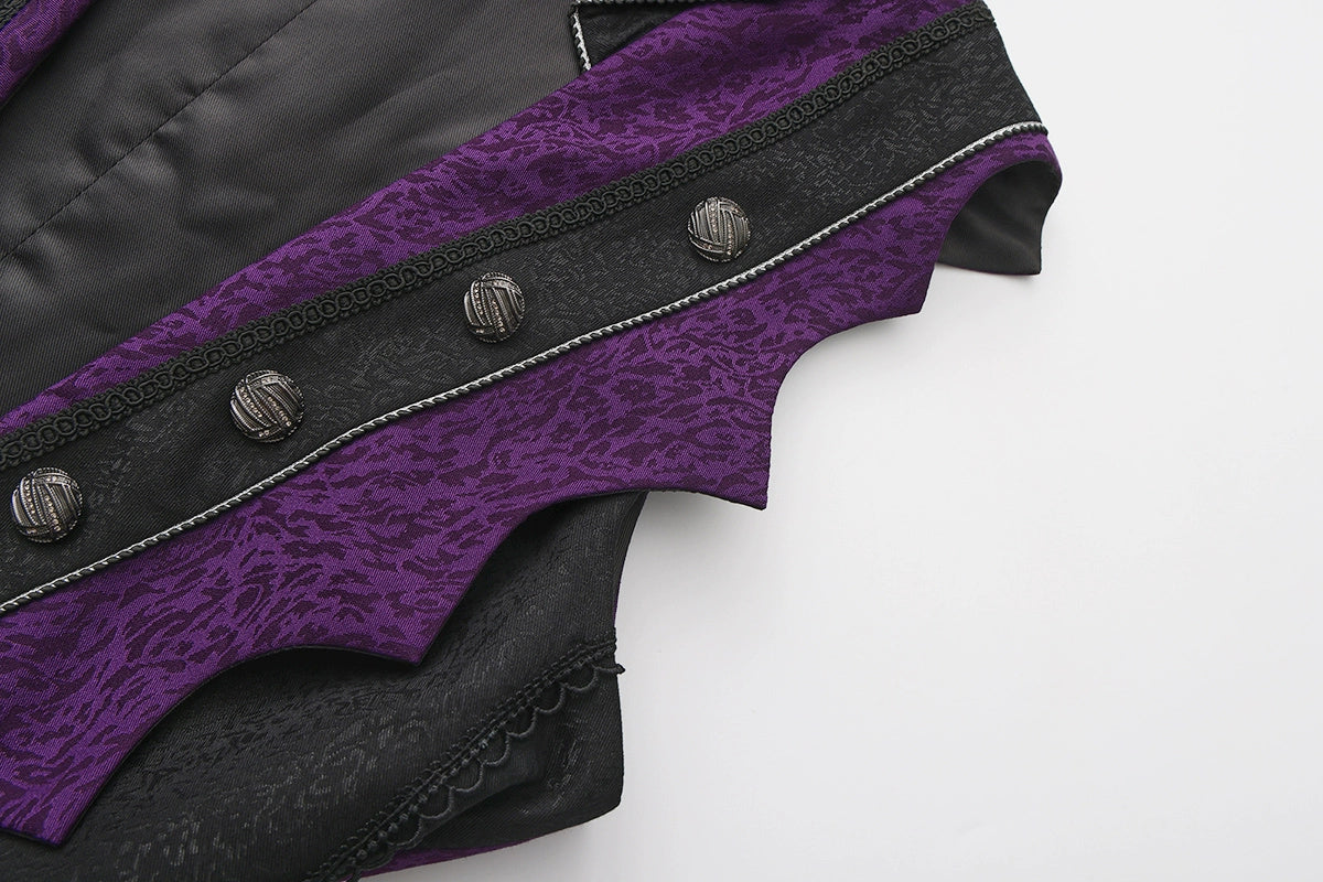 Immortal Thorn - Eternal Crimson Moon Forest - Ouji Lolita Tailcoat Vest 43671:782815