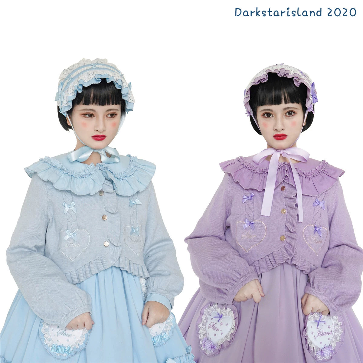 (BFM)Dark Star Island~Sugar Frost~Sweet Lolita Cardigan Knit Embroidered Sweater 34274:449418